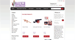 Desktop Screenshot of davescooltoys.com